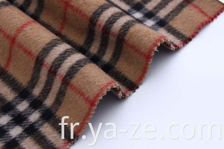 Tissu en laine en laine tissée Veille en tweed Plaid Tissu en laine d'hiver pour le costume de pardessus Blazer Matière d'hiver Tissu de tissu en laine d'hiver